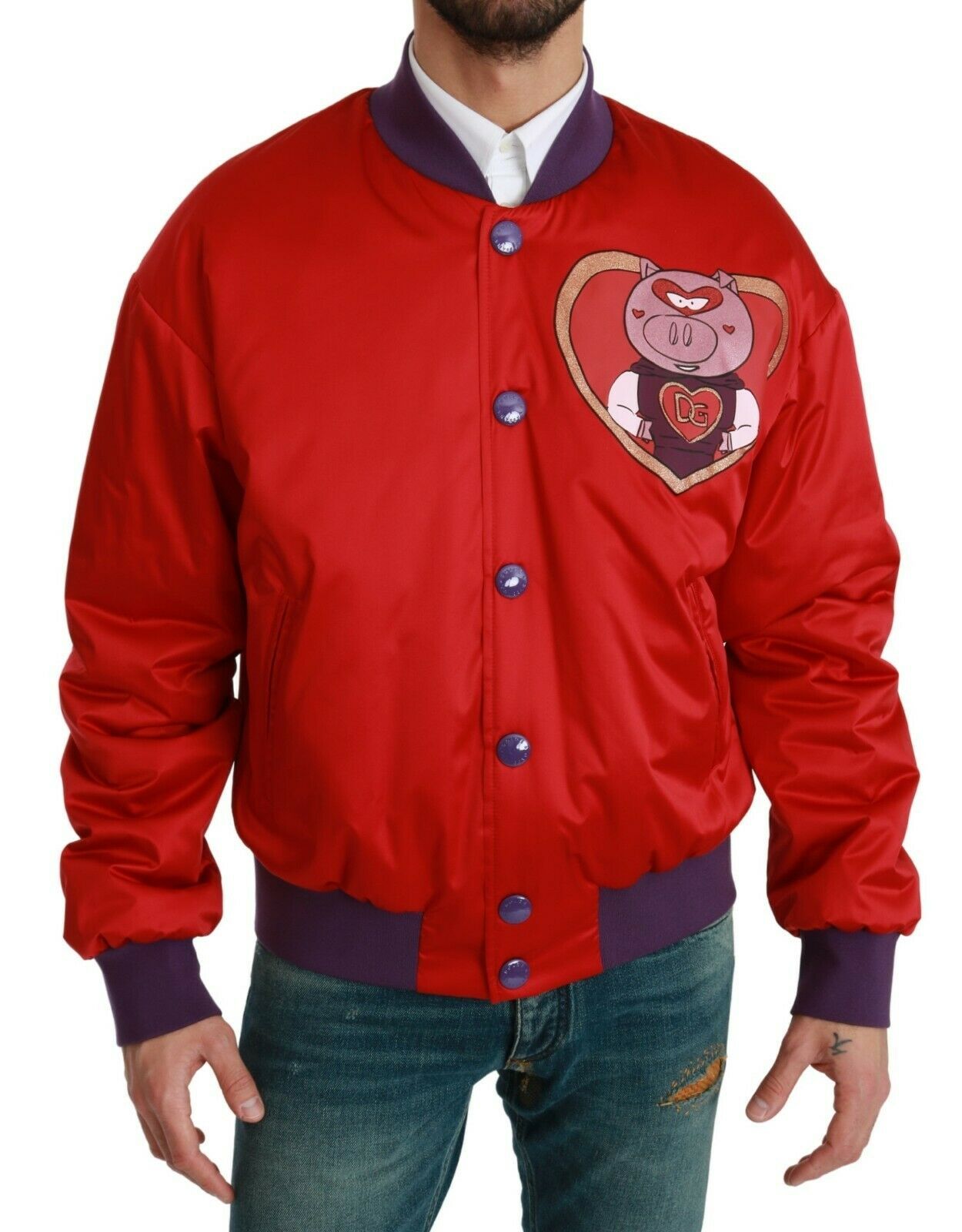 Chaqueta bomber roja del AÑO DEL CERDO