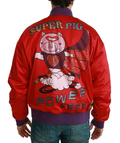 Chaqueta bomber roja del AÑO DEL CERDO