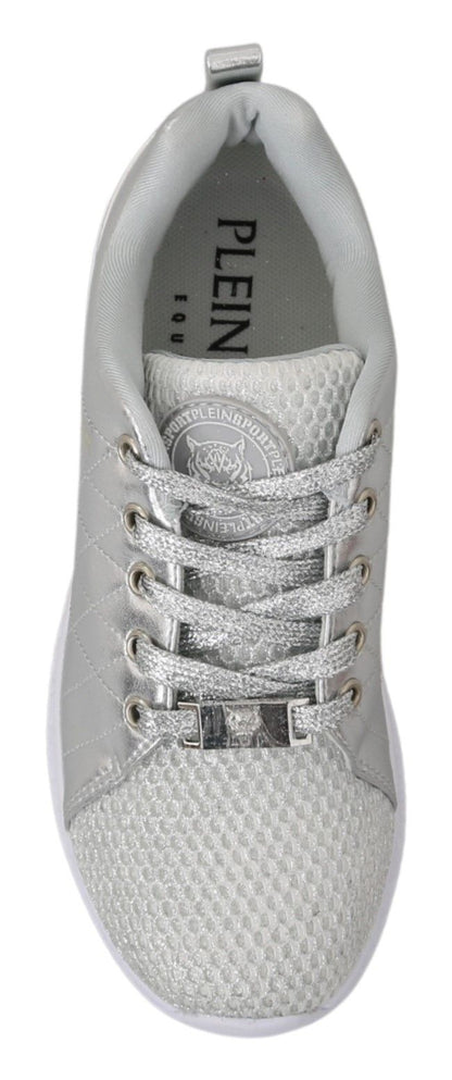 Sleek Silver Sneakers for Trendsetters