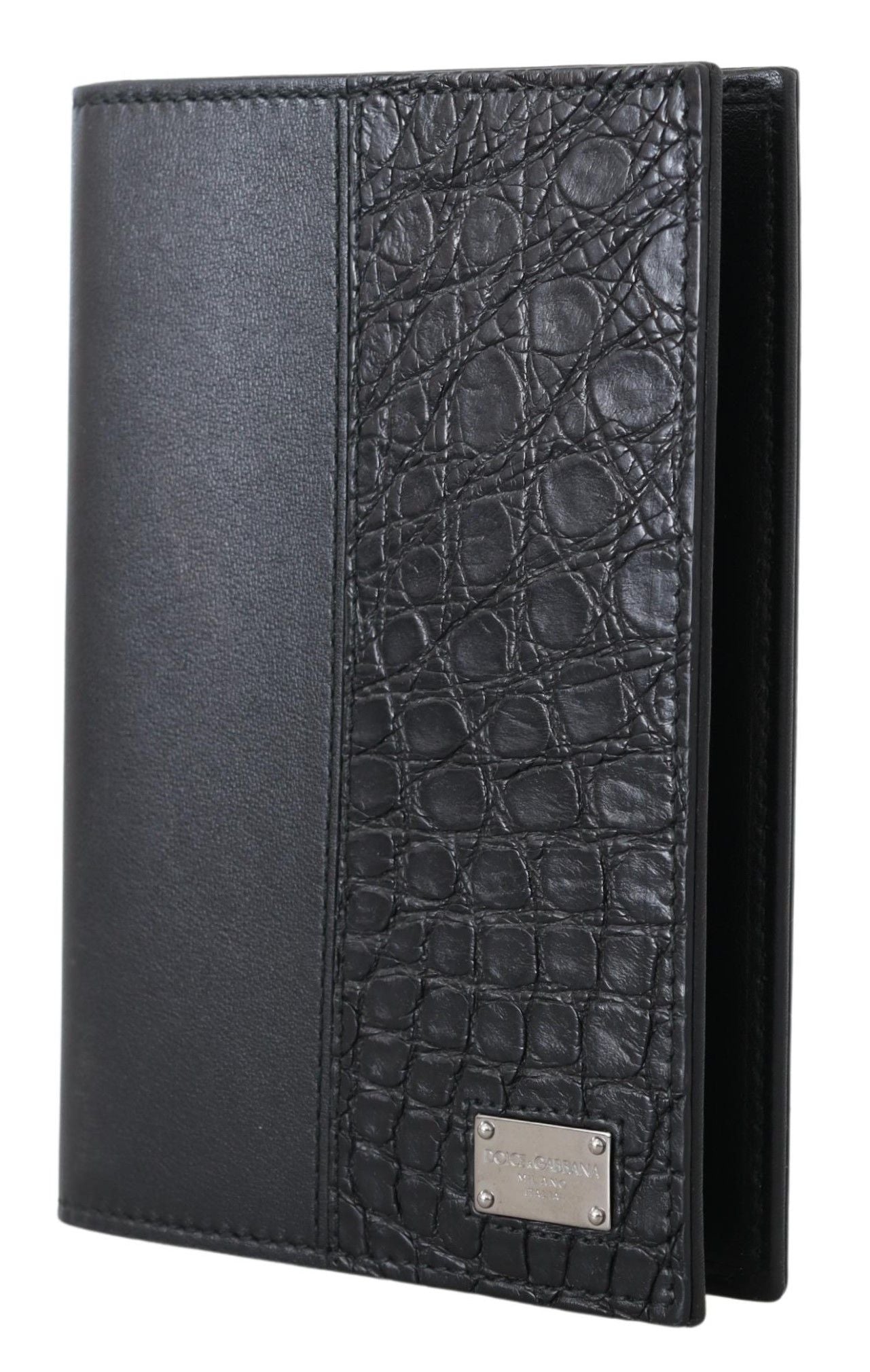 Sleek Exotic Leather Passport Holder