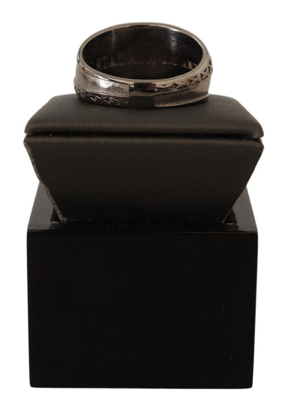 Exquisite Silver Mens Statement Ring