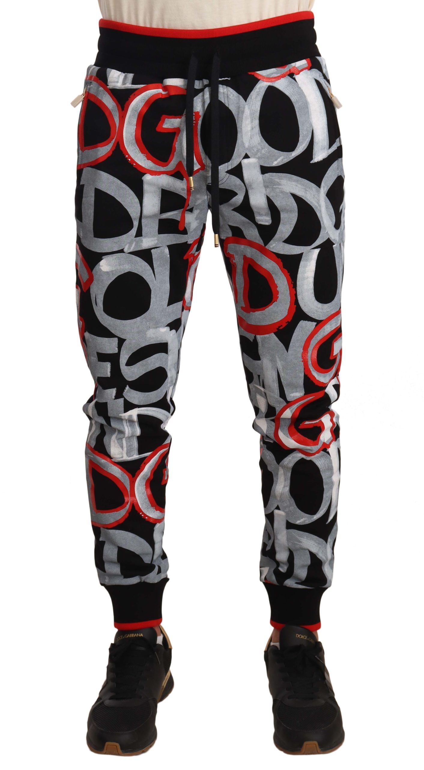 Sleek Multicolor Detail Joggers for Men