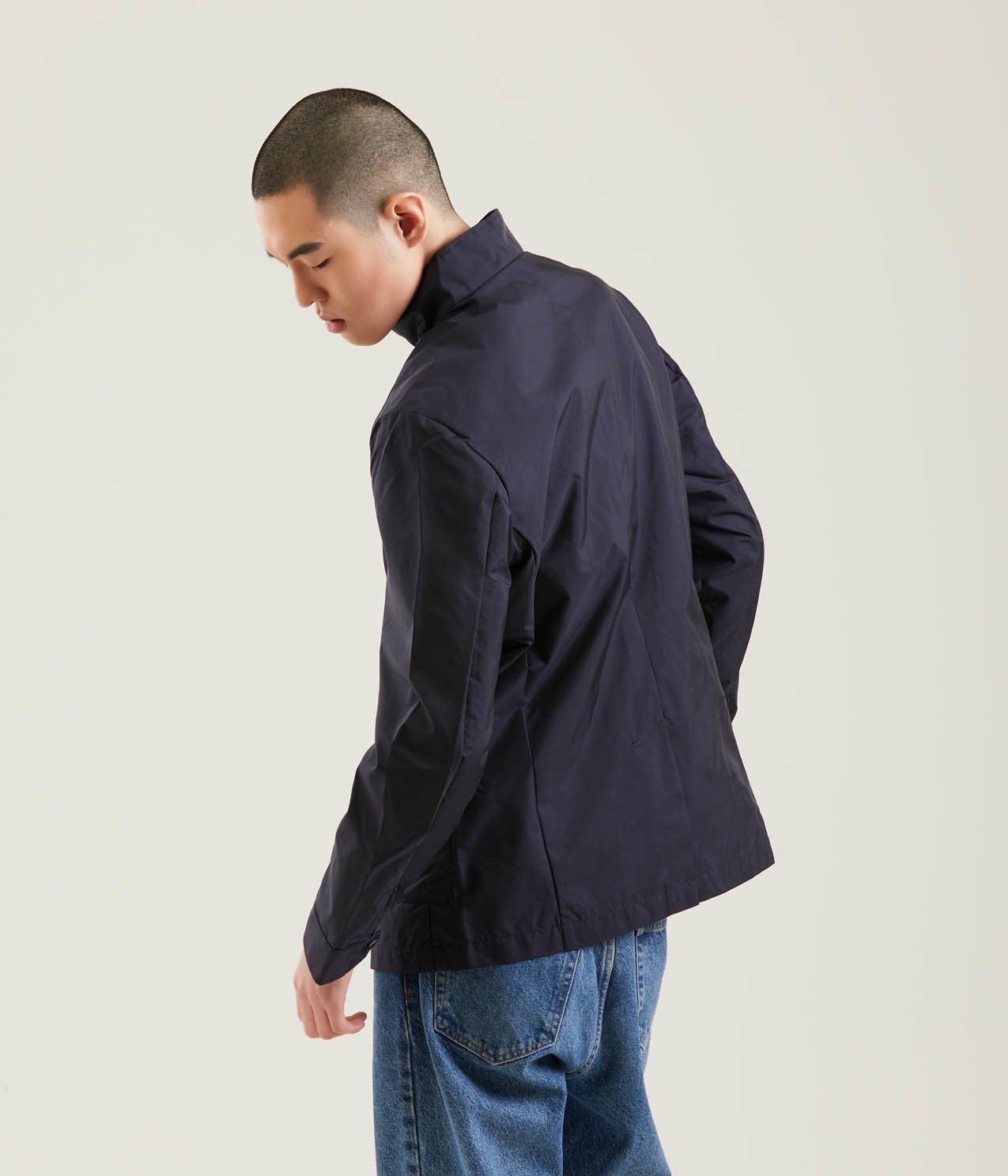 Elegant Versatile Four-Pocket Jacket in Blue