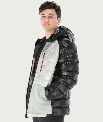 Black Nylon Men Jacket