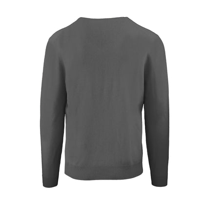 Gray Cashmere Men Sweater