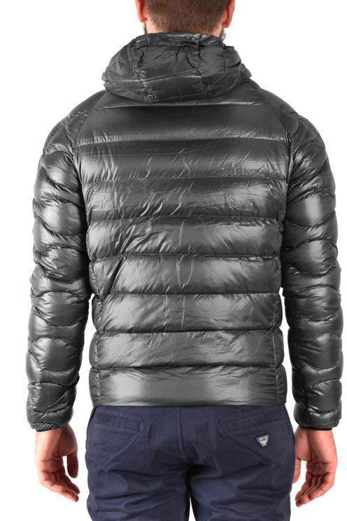 Gray Polyamide Men Jacket