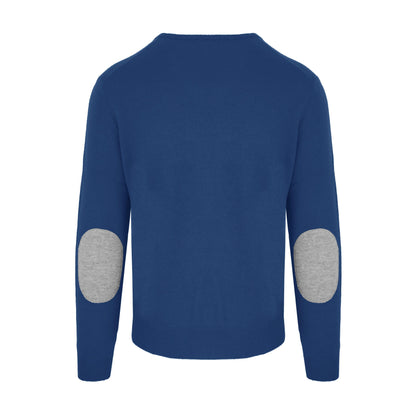 Pull en laine bleu