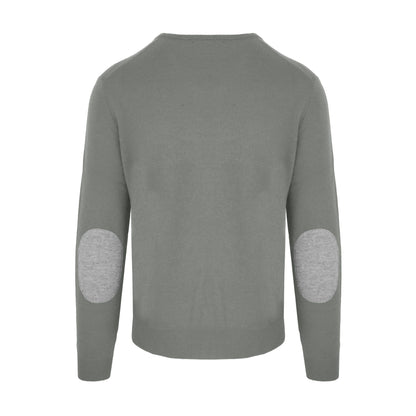 Gray Wool Men Sweater