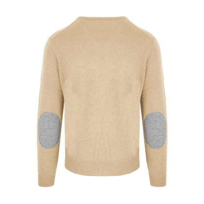 Beige Cashmere Men Sweater