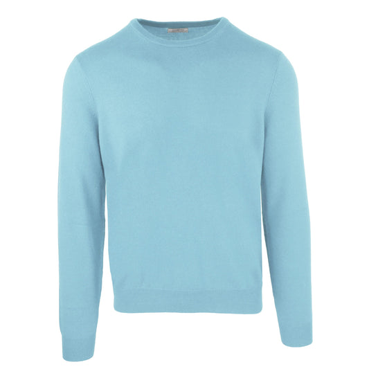 Light Blue Cashmere Men Sweater