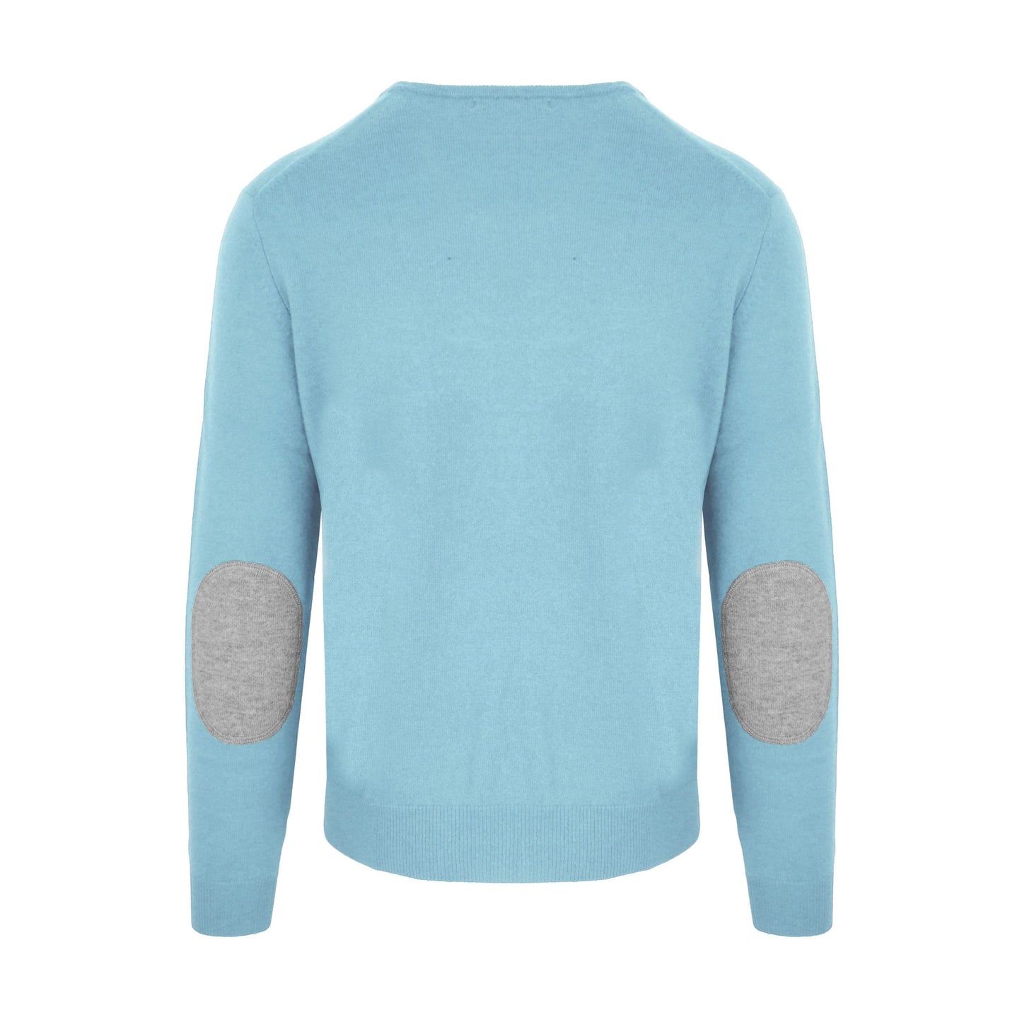 Light Blue Cashmere Men Sweater