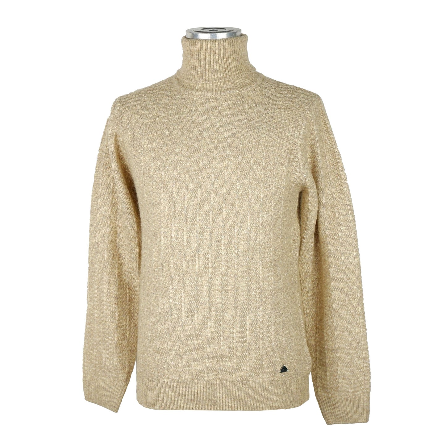 Pull en polyamide beige