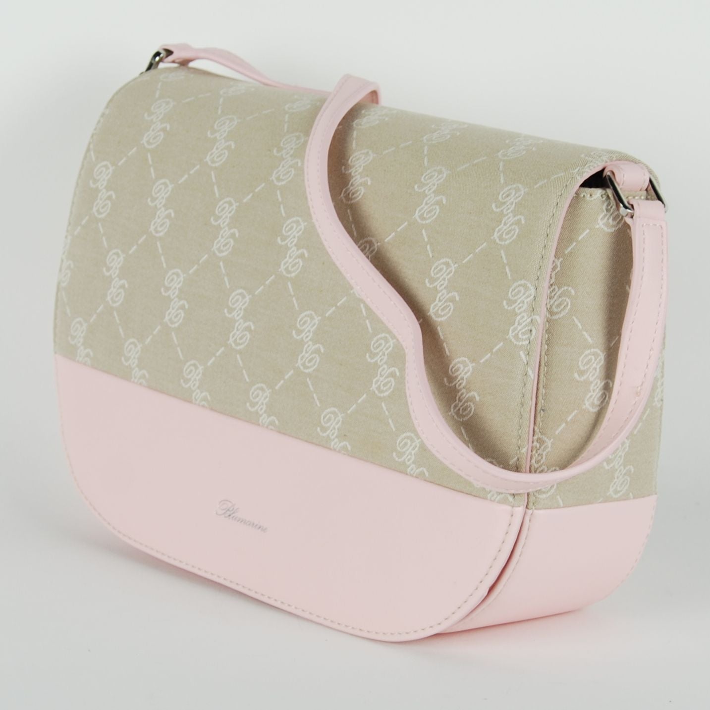 Pink Cotton Women Crossbody Bag