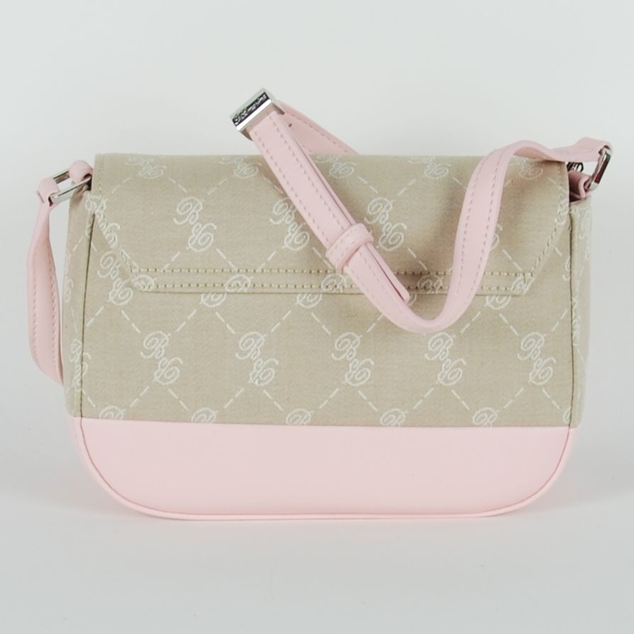 Pink Cotton Women Crossbody Bag