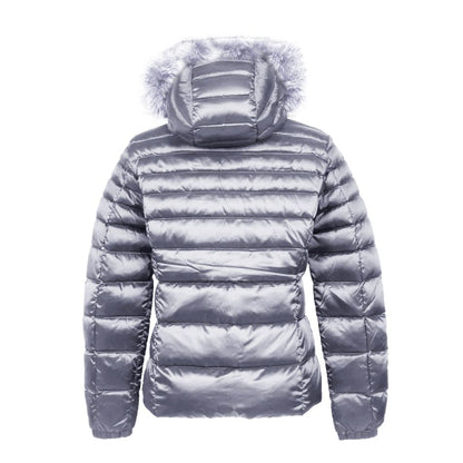 Gray Polyamide Women Jacket