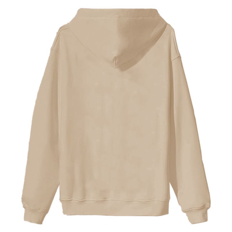 Beige Cotton Men Sweatshirt