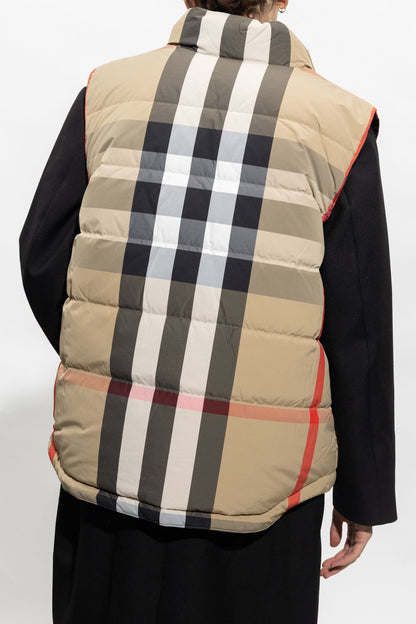 Elegant Beige Lightweight Quilted Vest