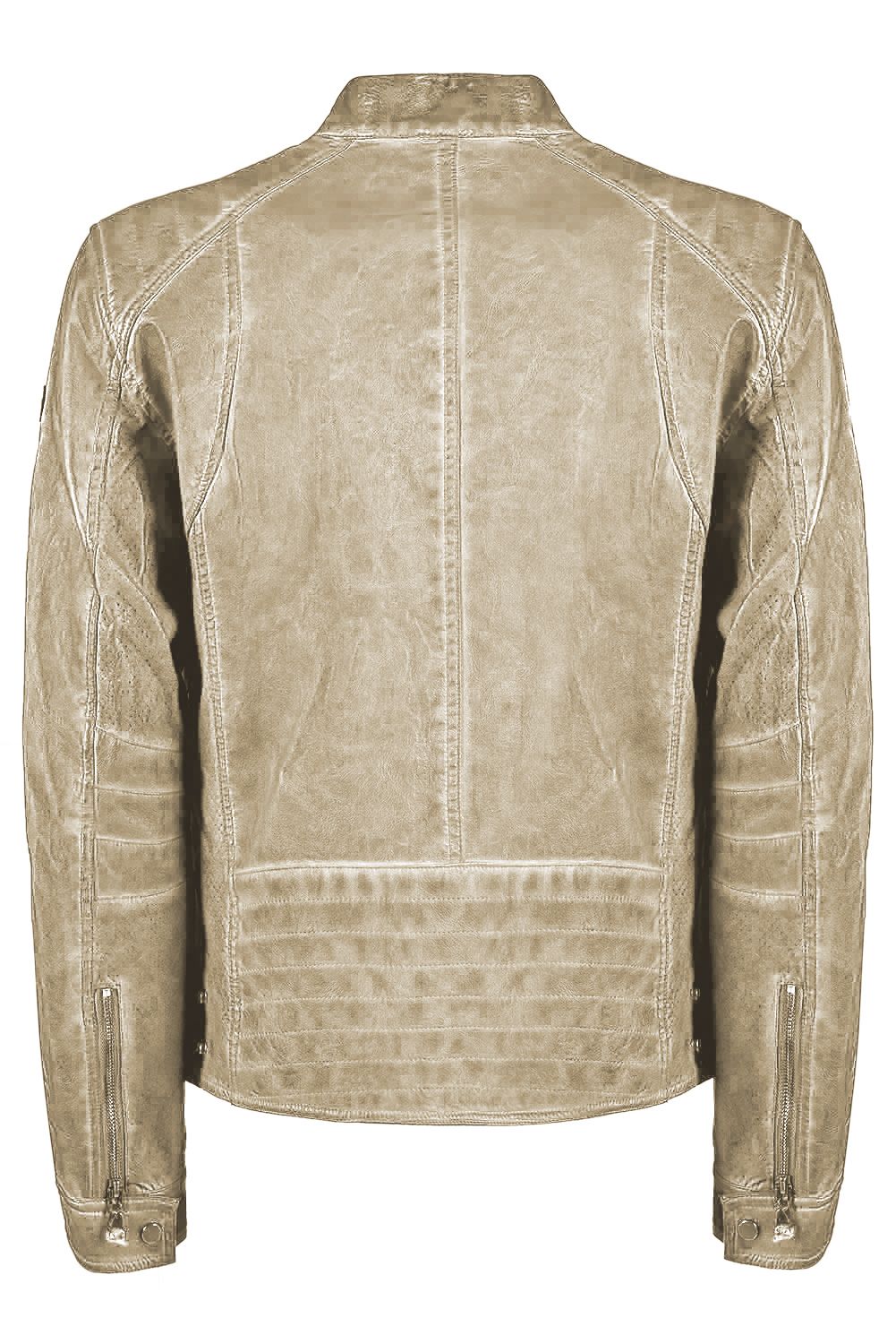 Beige Polyethylene Men Jacket