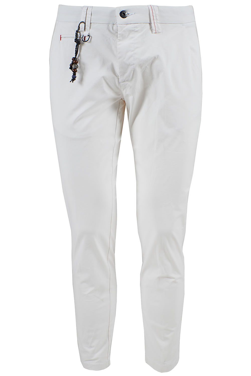 White Cotton Men's Chino Pants