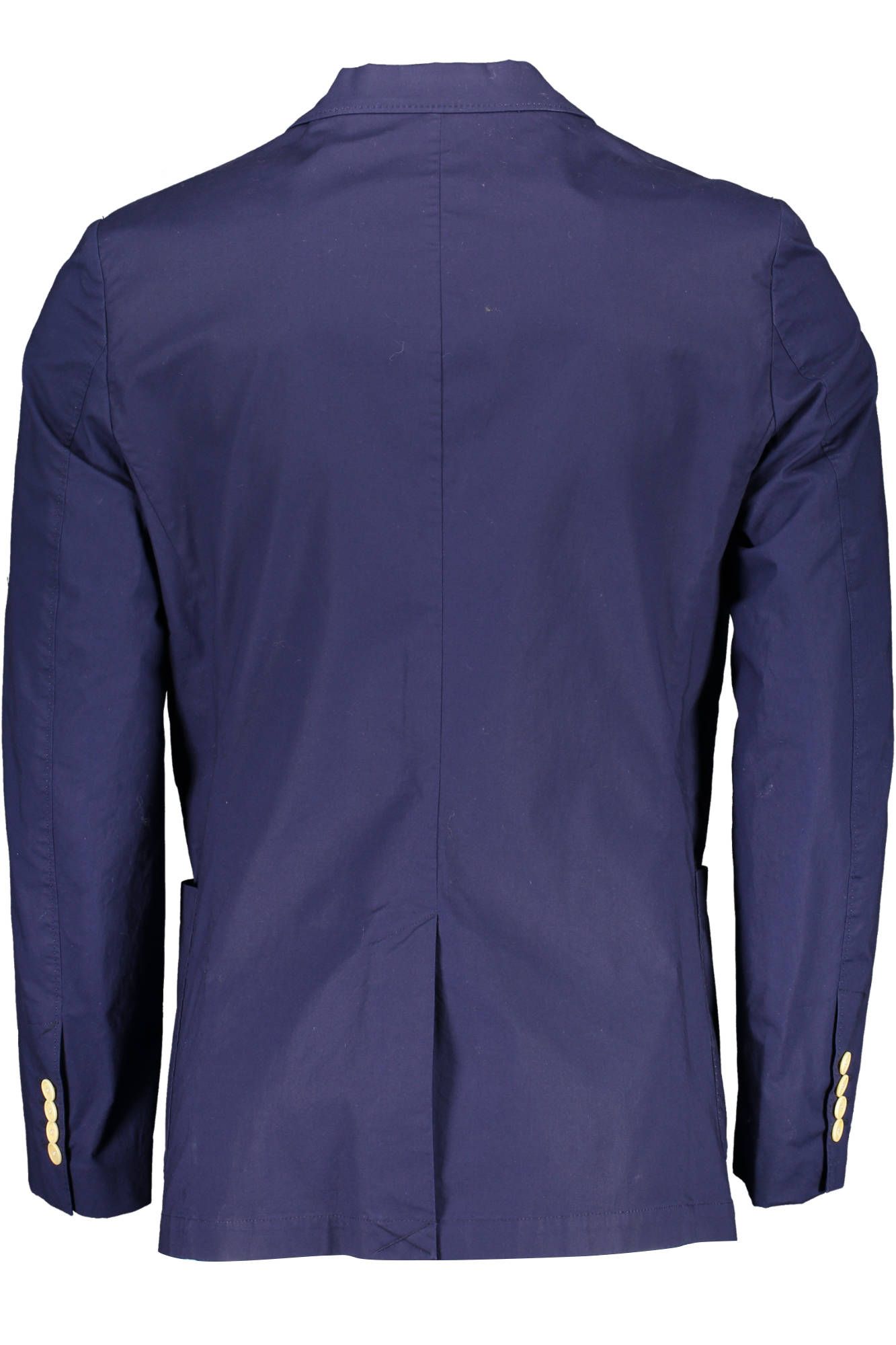 Blue Cotton Men Jacket