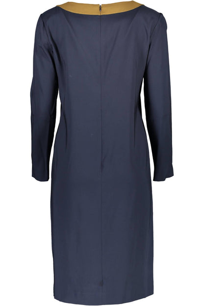 Blue Viscose Women Dress