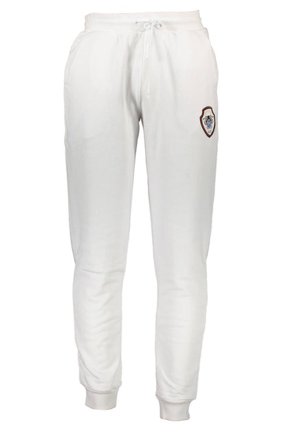 White Cotton Men's Sport Trouser