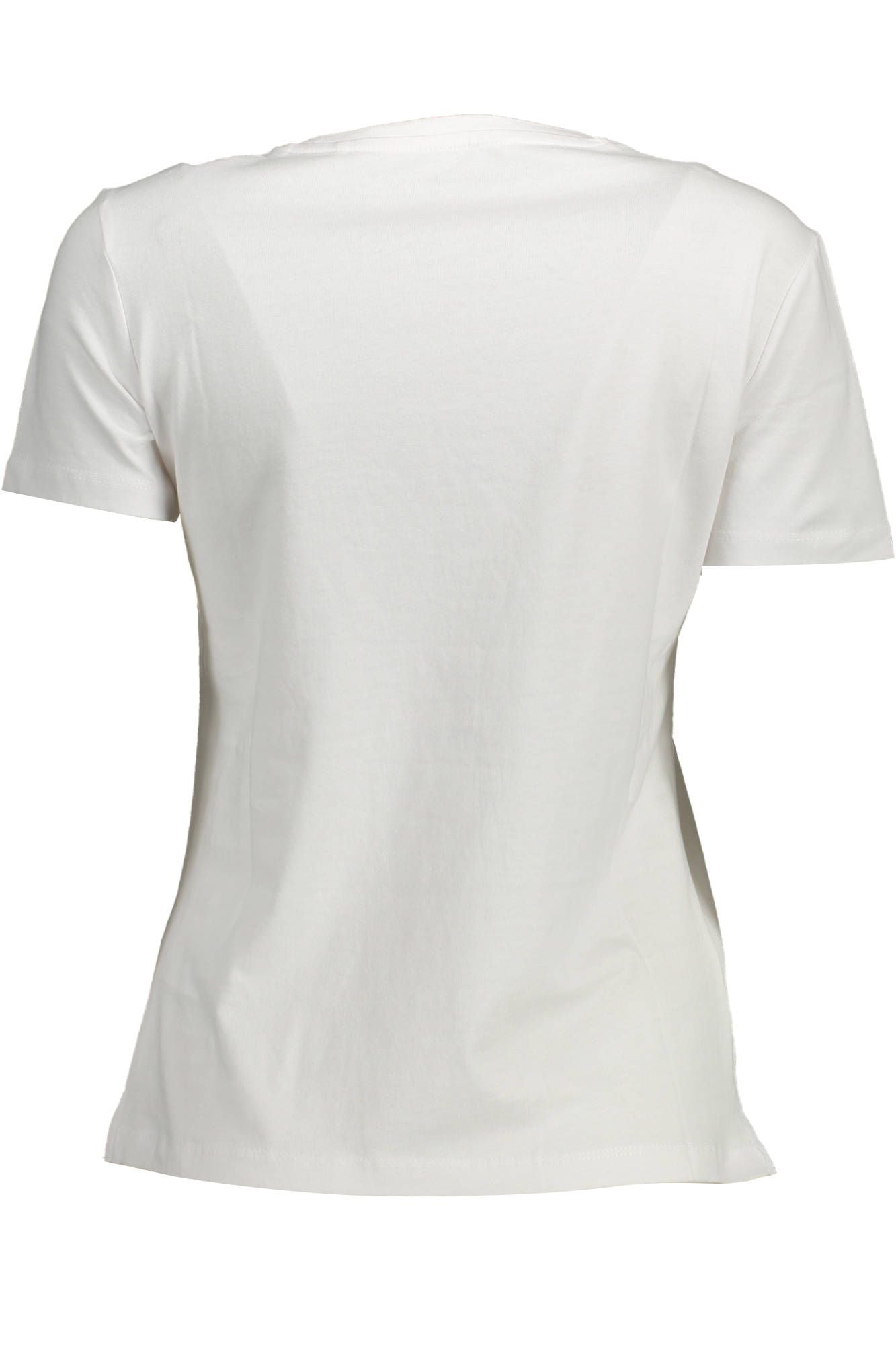 White Cotton Women T-Shirt