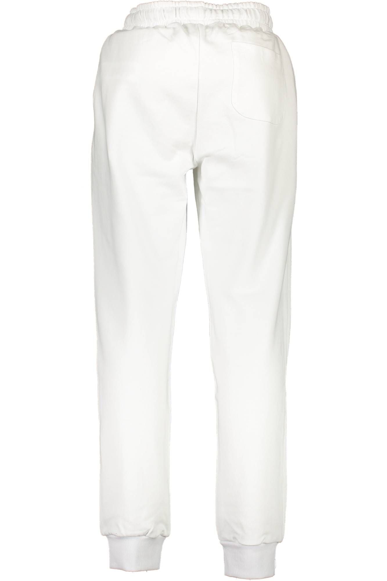 White Cotton Men Sports Pant