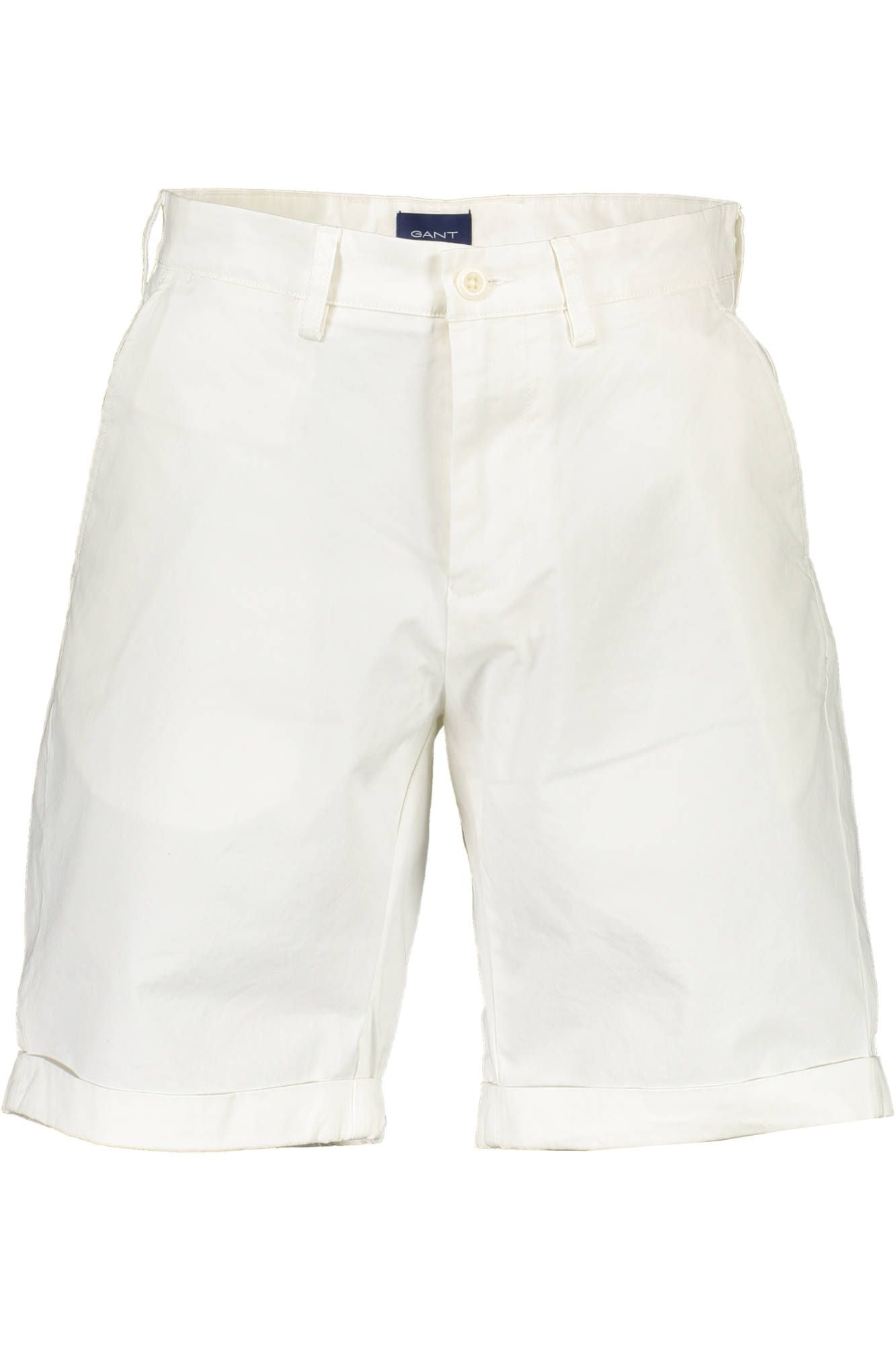 White Cotton Men Bermuda