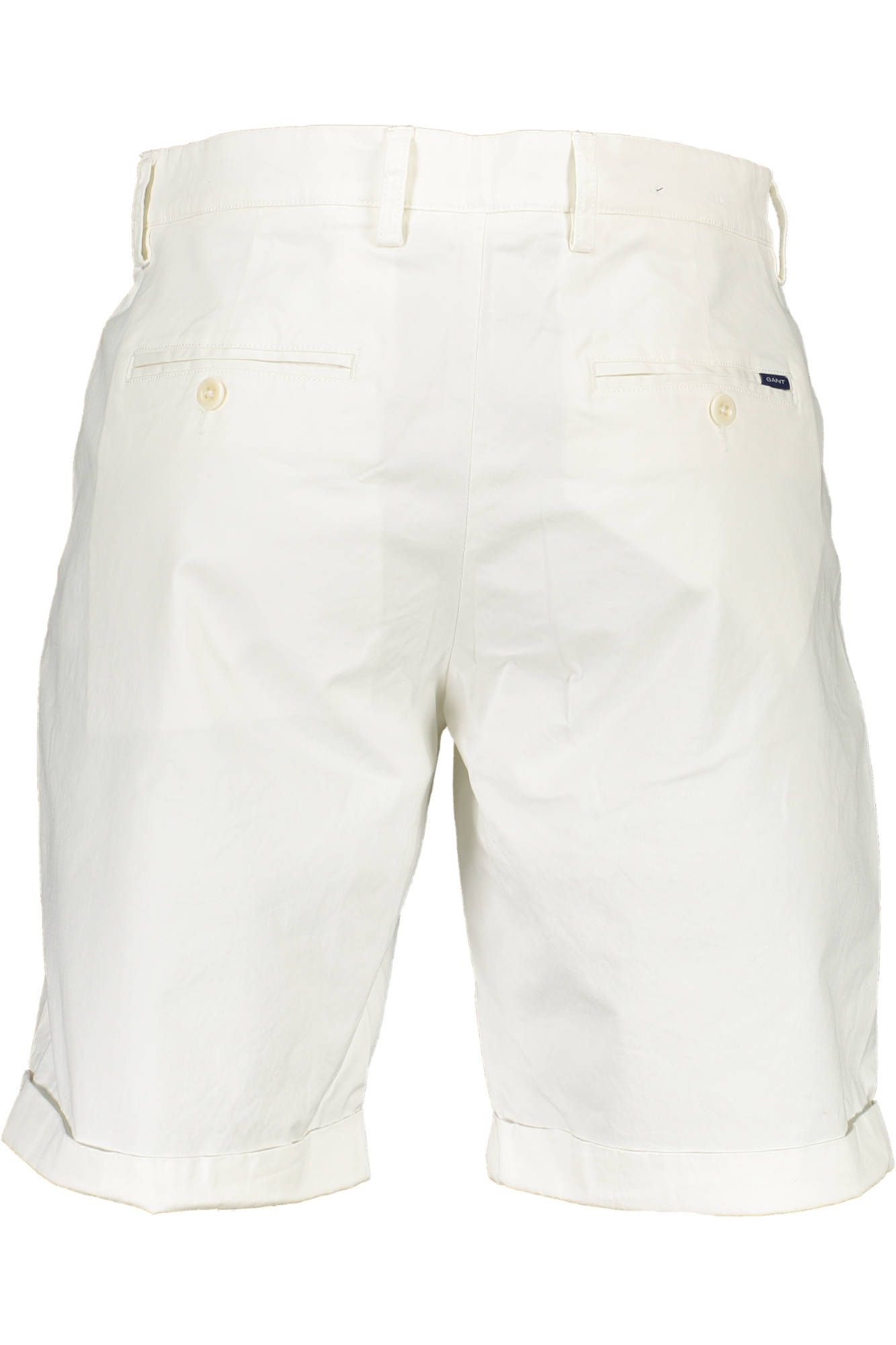 White Cotton Men Bermuda