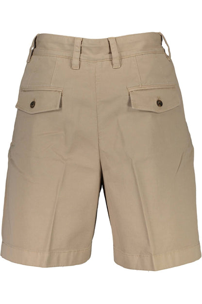 Beige Cotton Men Pants