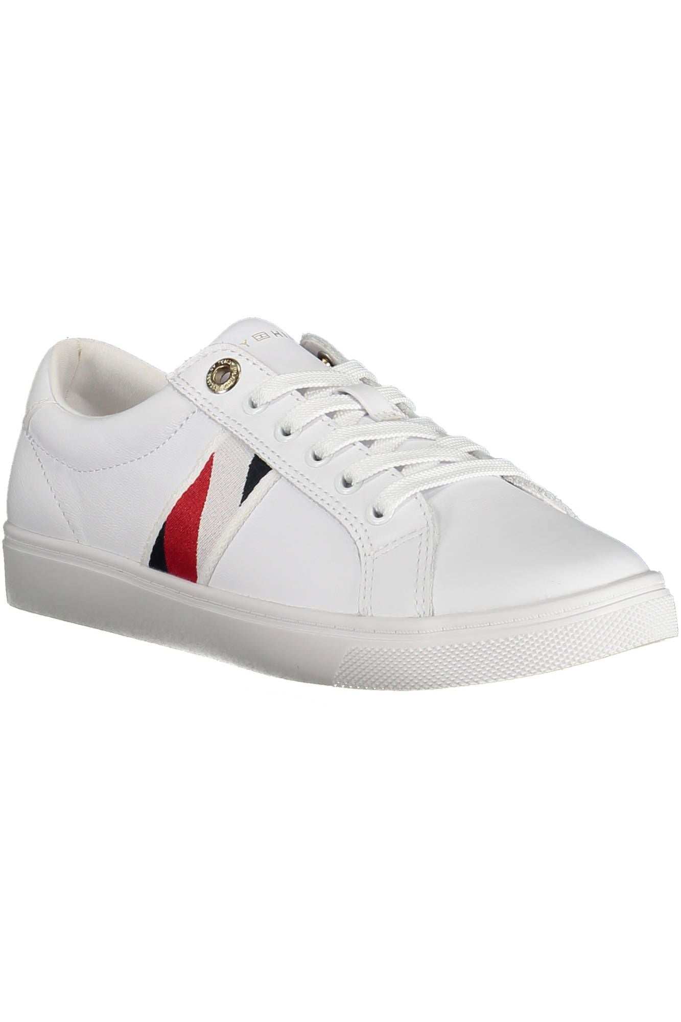 White Leather Women Sneaker