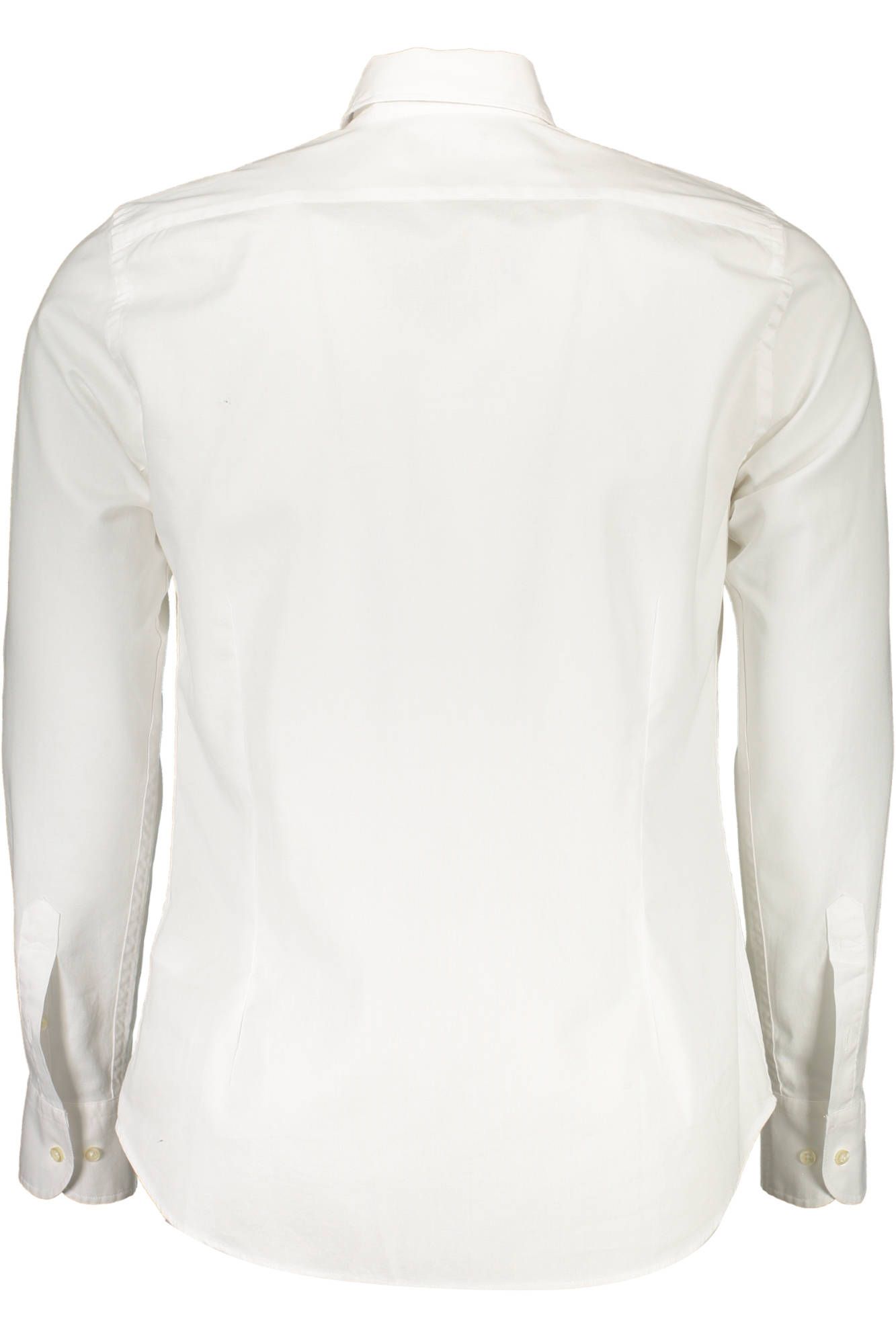 White Cotton Men Shirt