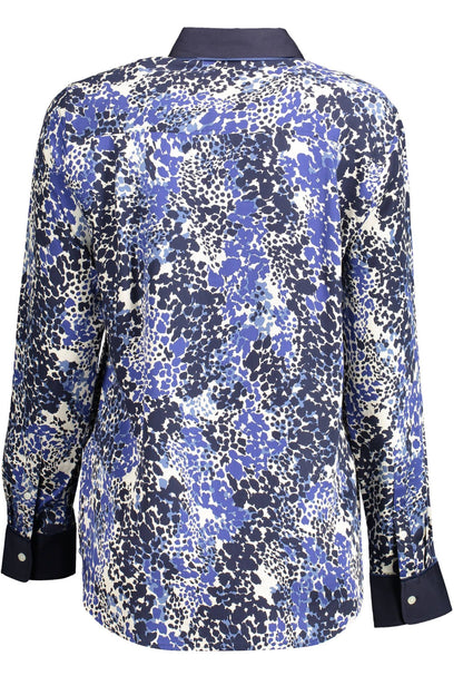 Blue Lyocell Women Shirt