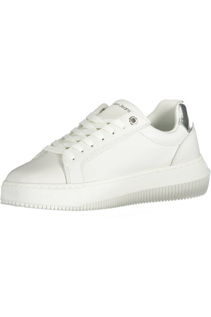 White Leather Women Sneaker