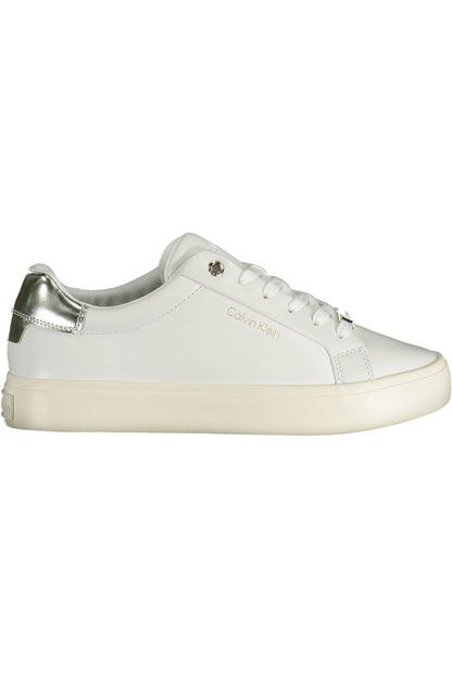 White Leather Women Sneaker