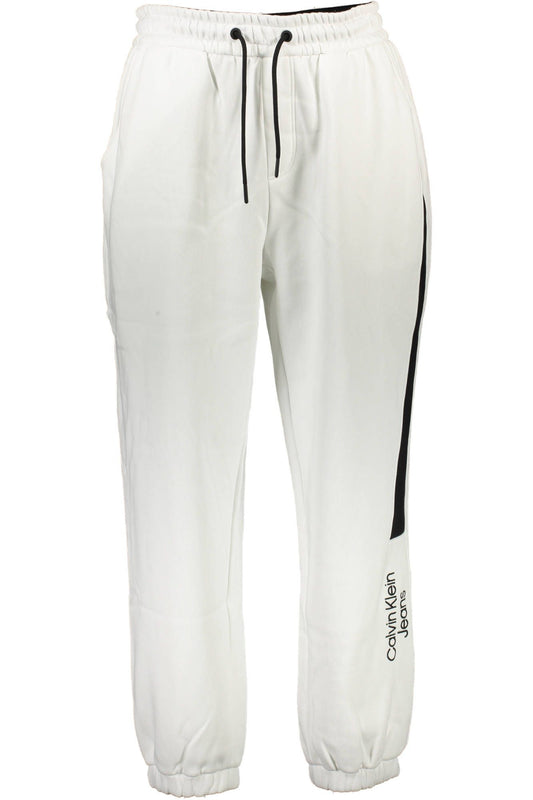 White Cotton Men Pants