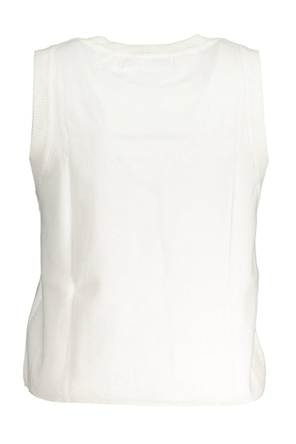 White Cotton Women Top