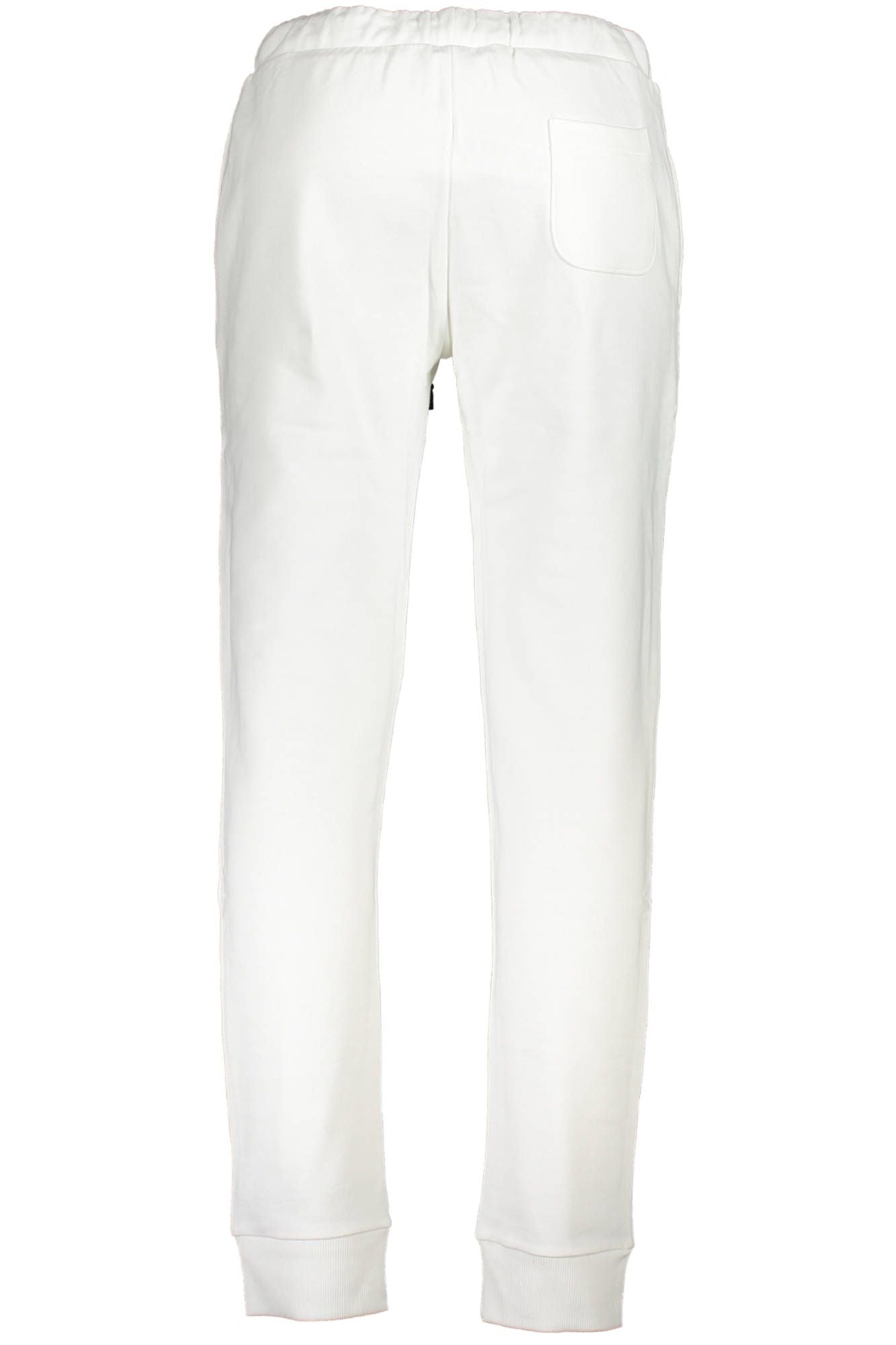 White Cotton Men Sports Pants