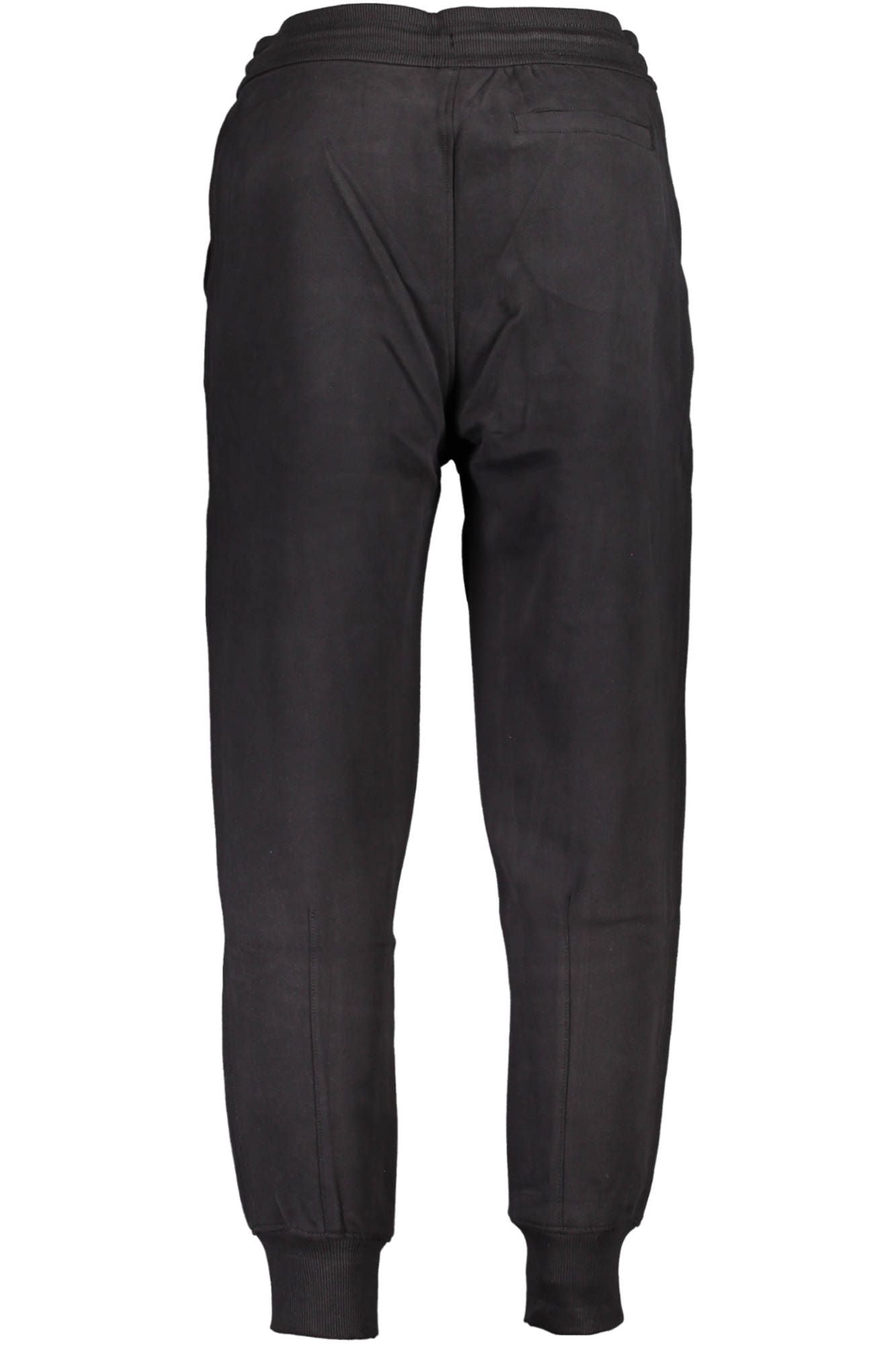 Black Cotton Men Trousers