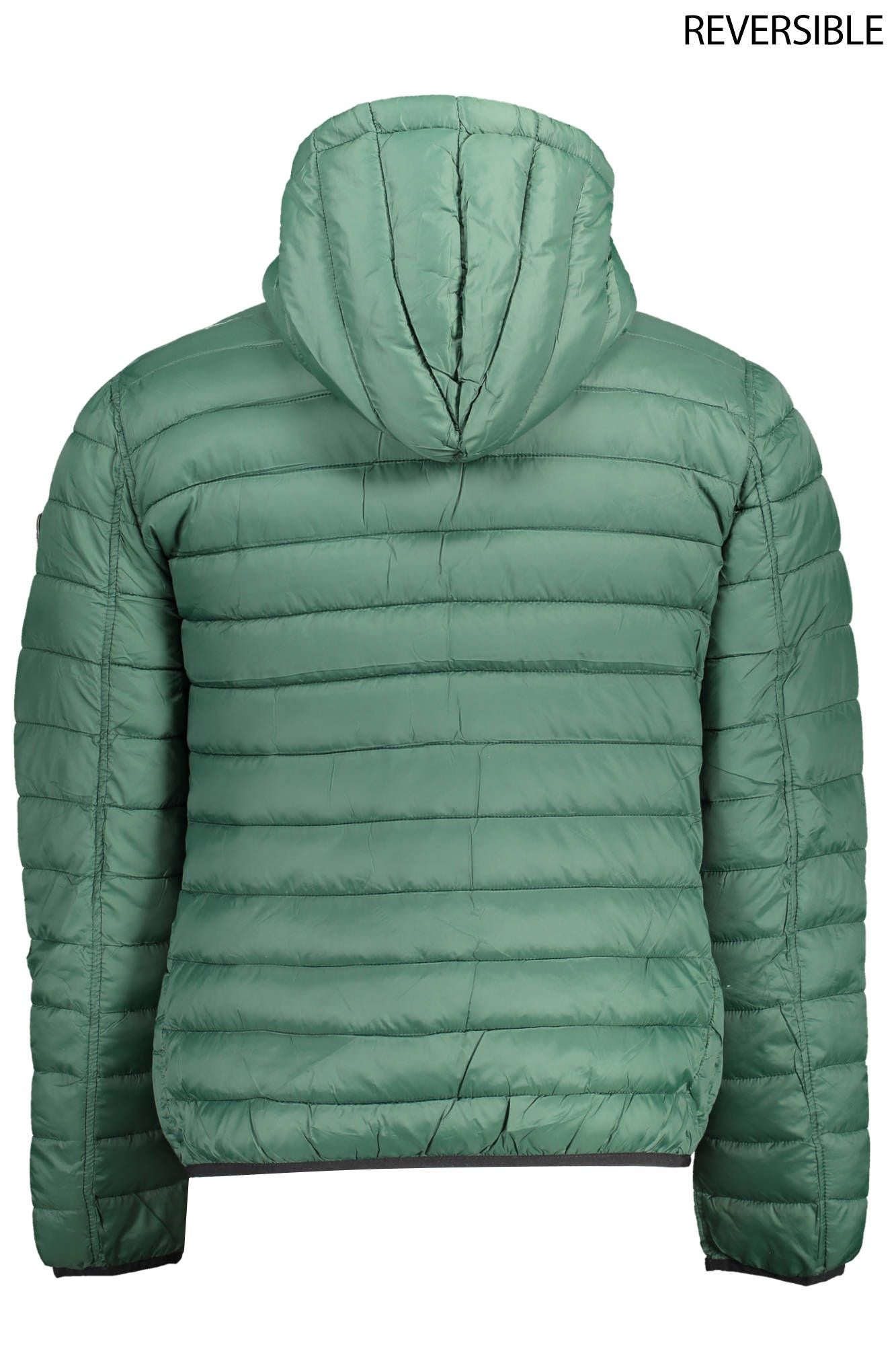 Green Nylon Men Jacket