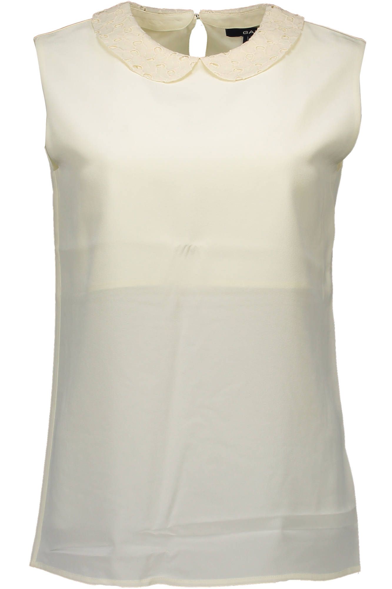 White Silk Women Top