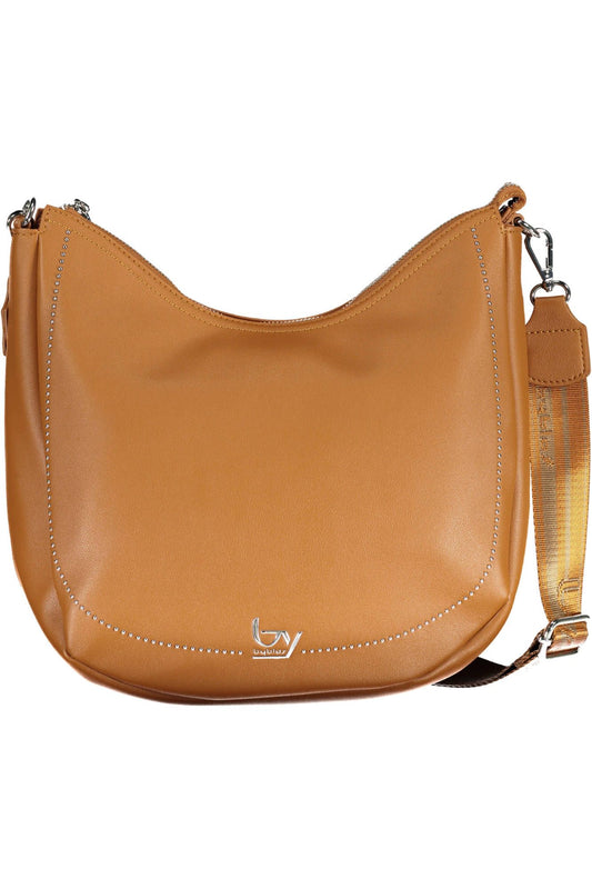 Brown Polyethylene Women Handbag