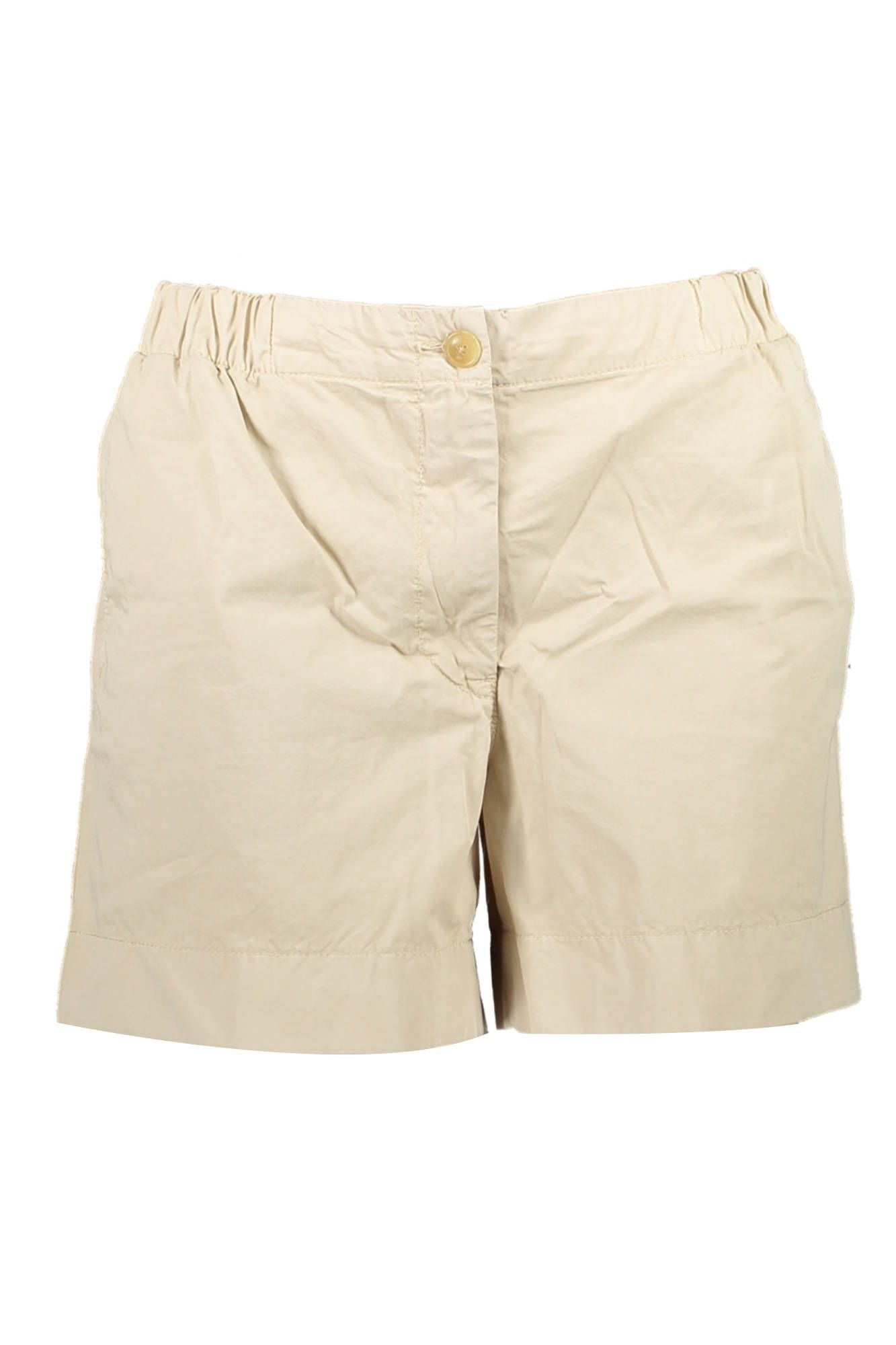 Beige Cotton Women Short