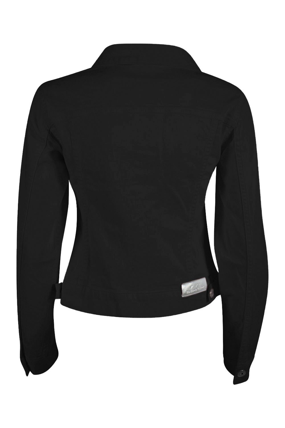 Black Cotton Women Jacket