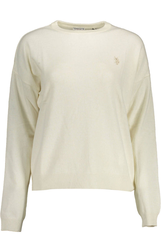 White Wool Women Sweater