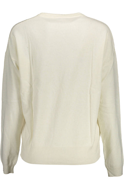 White Wool Women Sweater