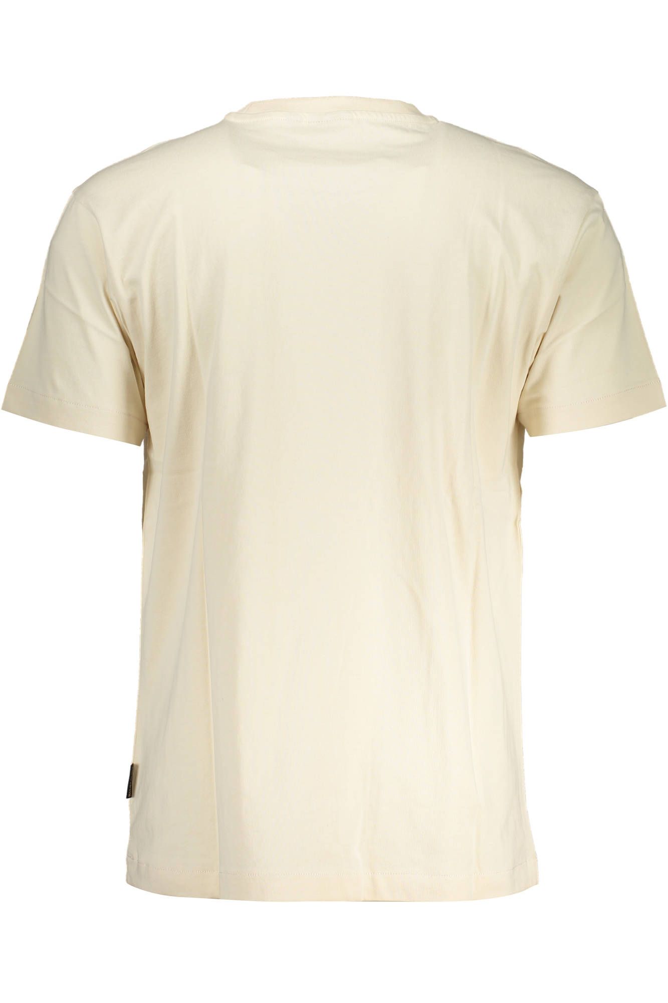 White Cotton Men T-Shirt