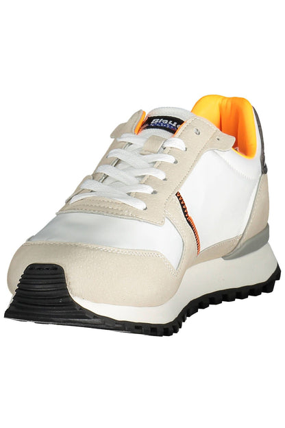 White Leather Mens Sneaker