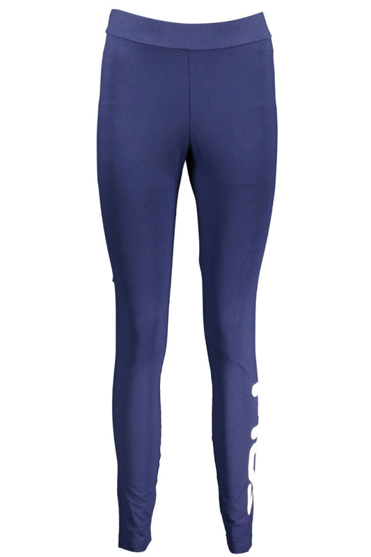 Blue Cotton Women Legging